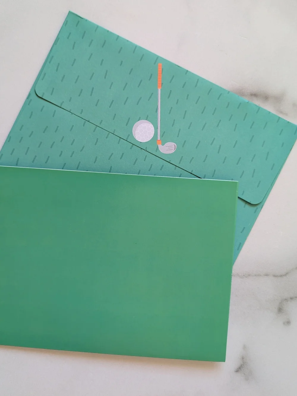 You're Tee-riffic Golf Greeting Card - Teal & Blue